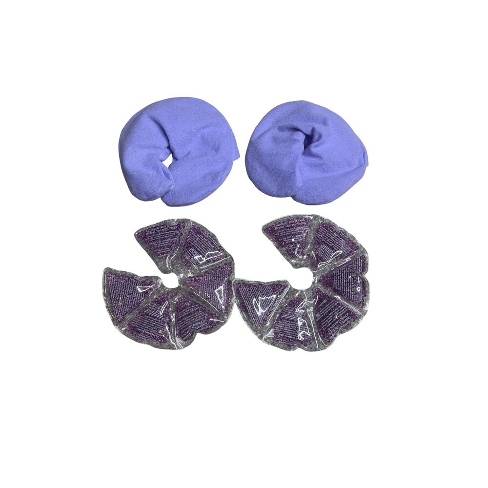 Lansinoh -  Hot Cold Breast Therapy Packs-  Reusable Packs w/Covers